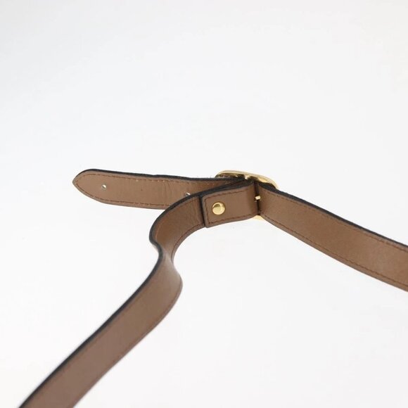 Salvatore Ferragamo Shoulder Bag Suede Beige Auth - Picture 8 of 16